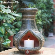 Terracotta Candle Chimenea - CC004